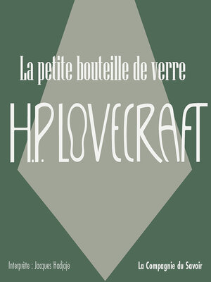 cover image of La petite bouteille de verre